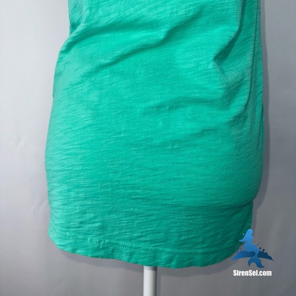 1166 J. Crew Zipperback Tank - Size S - Green - Picture 9 of 13